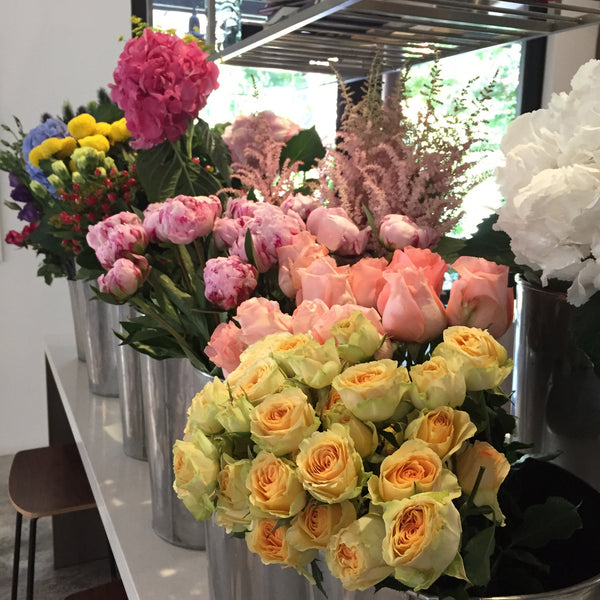 Intermediate bouquet/vase workshop + wholesaler visit