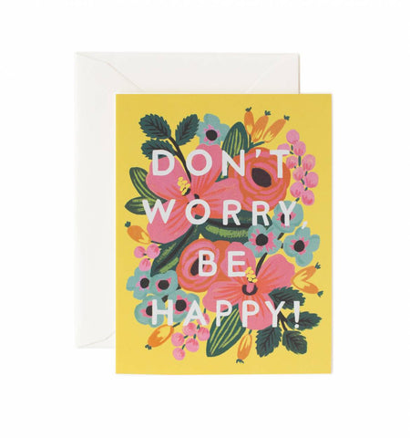 Don't Worry, Be Happy card