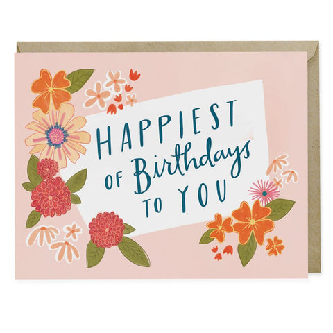 Happiest of Birthdays to You card