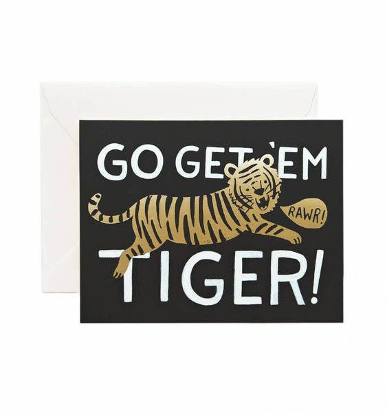 Go Get 'Em Tiger! card